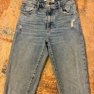Abercrombie and Fitch Blue Women's Jeans Ripped Jeans Petite Short 25 / 0s